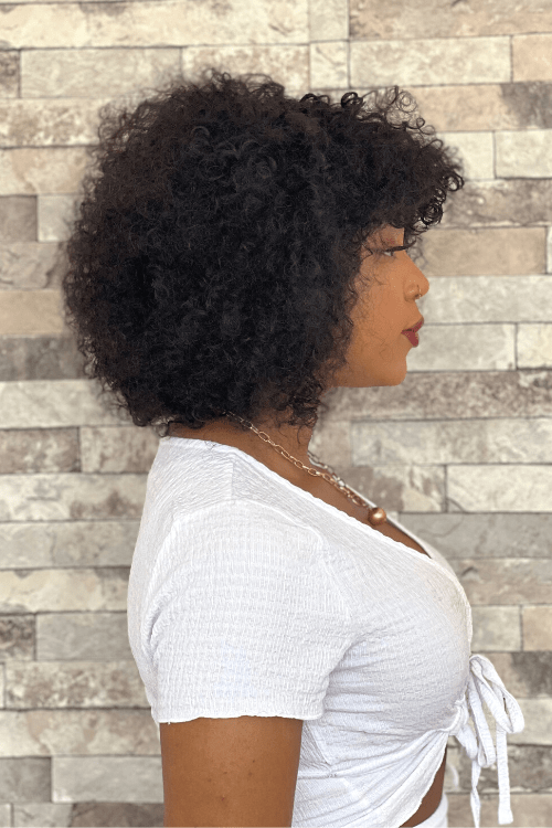 Medium Afro Curl Synthetic Hair Drawstring Pondo - LolaSilk