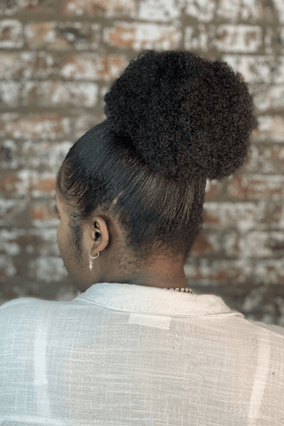 Medium Afro Curl Synthetic Hair Drawstring Pondo - LolaSilk